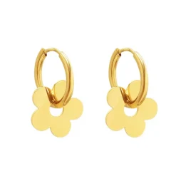 Daisy Flower Drops in 18K Gold-Plating