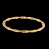 18K Bamboo Bangle