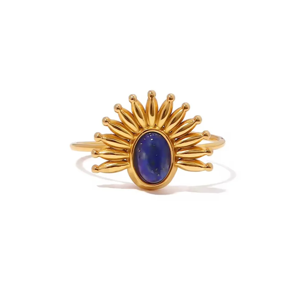 18K Blue Lapiz Ring