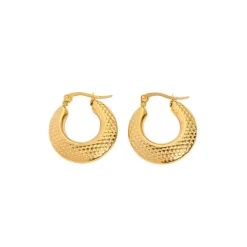 18K Chunky Croissant Earrings