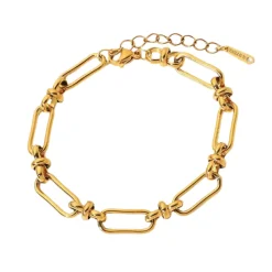 18K Clip Chain Bracelet
