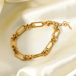 18K Clip Chain Bracelet