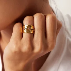18K Crown Band Ring