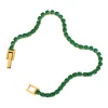 18K Emerald Tennis CZ Bracelet