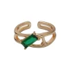 18K Gold Filled Baguette Ring