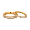 18K Gold Filled Eternity CZ Band
