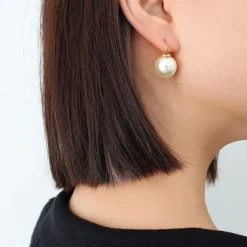 18K Hawaiian Pearl Drop Earrings