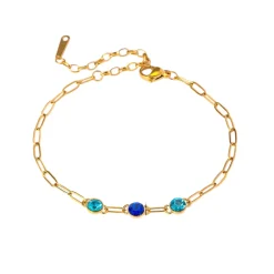 18K Hues of Blues Bracelet