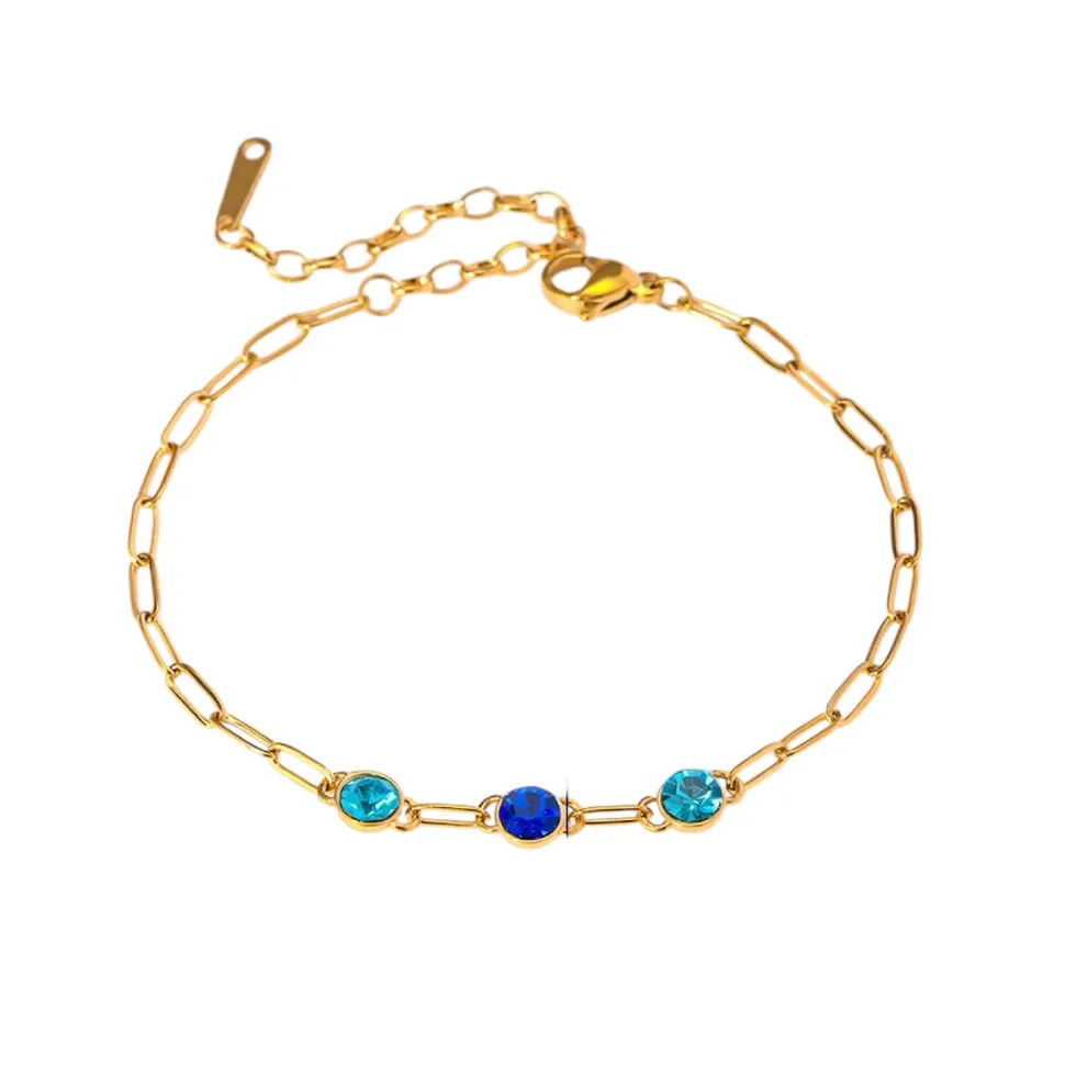 18K Hues of Blues Bracelet