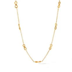 18K Infinity Dainty Necklace