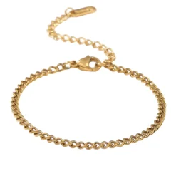 18K Link Chain Bracelet