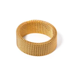 18K Mesh Ring