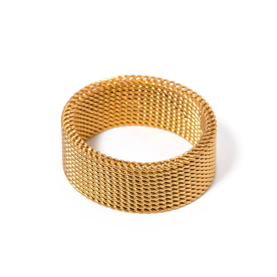 18K Mesh Ring