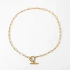 18K Paper Clip Choker