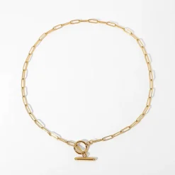 18K Paper Clip Choker