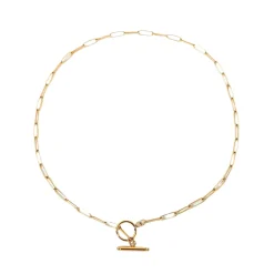 18K Paper Clip Choker