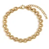 18K Round Chain Bracelet