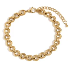18K Round Chain Bracelet
