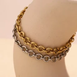 18K Round Chain Bracelet