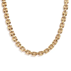 18K Square Chain Necklace