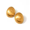 18K Statement Oval Studs