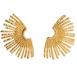 18K Statement Rays Earrings