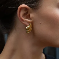 18K Statement Water Drop Studs
