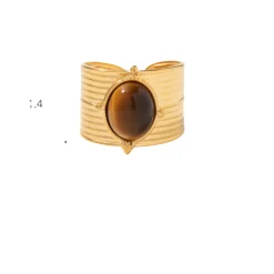 18K Stone Ring