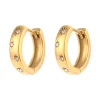 Mini Celestial Hoops in 18K Gold-Plating