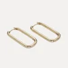 Oblong Hoops in 14K Gold-Filled