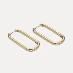 Oblong Hoops in 14K Gold-Filled