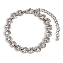 Silver Round Chain Bracelet