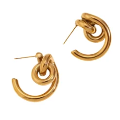 Twisted Rings Hoops