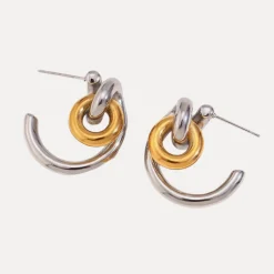 Twisted Rings Hoops
